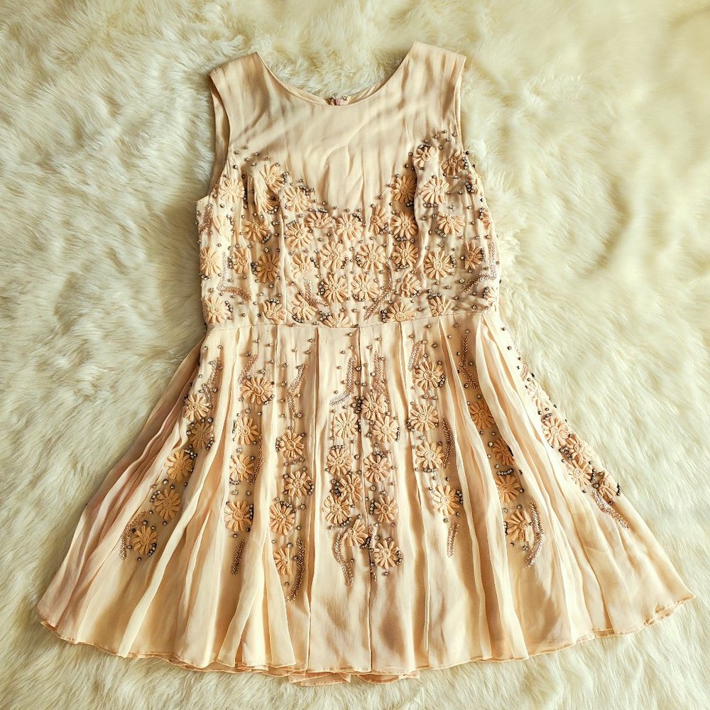 Jenny Yoo Collection Blaire Hand Embroidered/Embellished Dress in Blush … - Picture 2 of 16